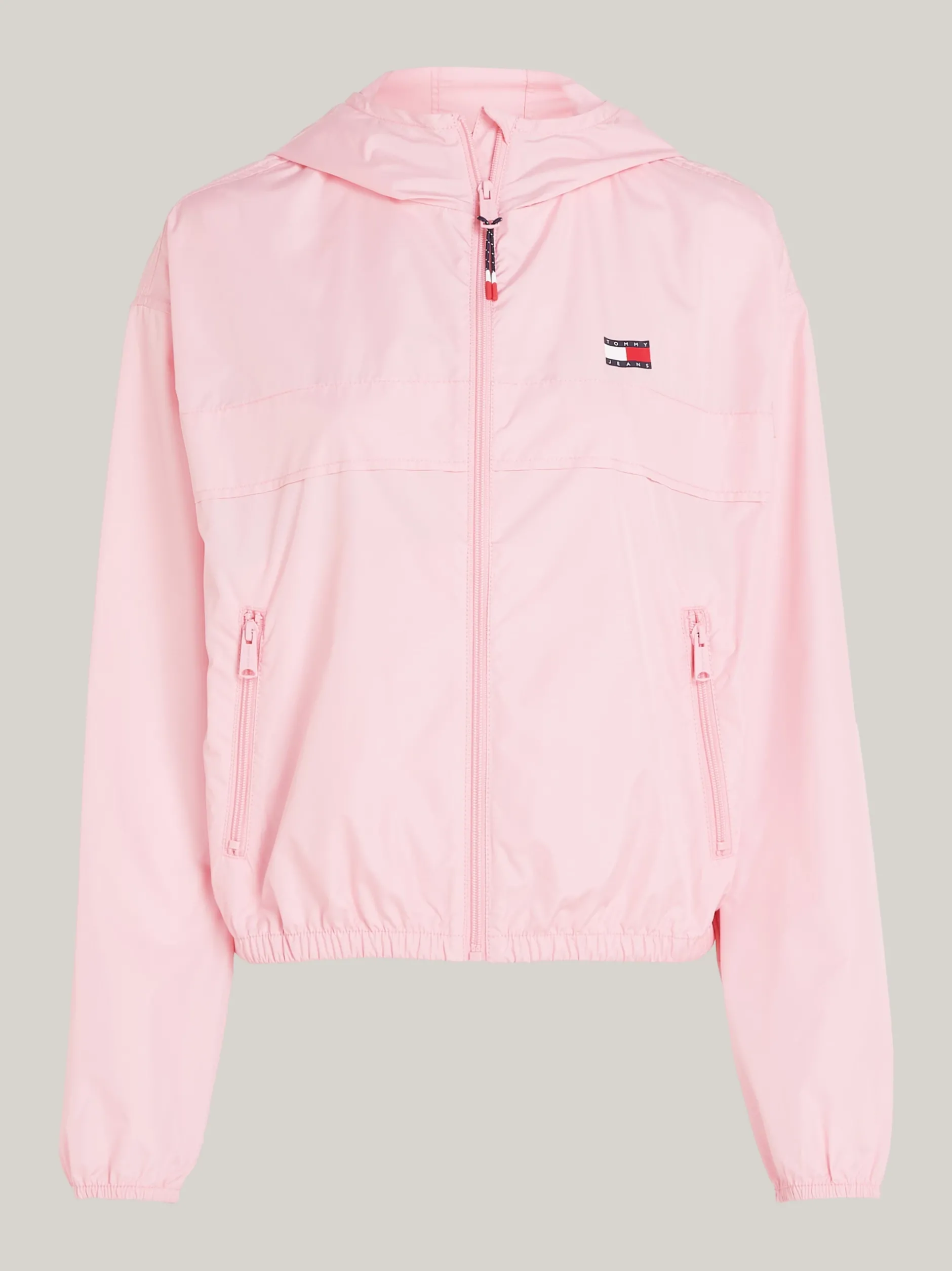 Kurtki & Płaszcze*Tommy Hilfiger Wiatrówka Chicago Z Kapturem BALLET PINK