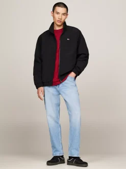 Kurtki & Płaszcze*Tommy Hilfiger Wiatrówka Essential O Luźnym Kroju BLACK