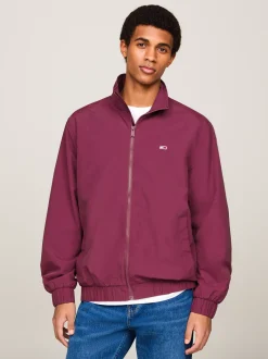 Kurtki & Płaszcze*Tommy Hilfiger Wiatrówka Essential O Luźnym Kroju VALLEY GRAPE