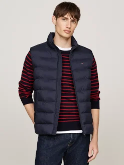 Kurtki & Płaszcze*Tommy Hilfiger Wodoodporna Kamizelka Ocieplana DESERT SKY