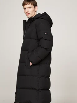 Kurtki & Płaszcze*Tommy Hilfiger Wodoodporna Parka Puchowa BLACK