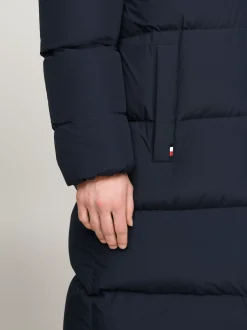 Kurtki & Płaszcze*Tommy Hilfiger Wodoodporna Parka Puchowa DESERT SKY