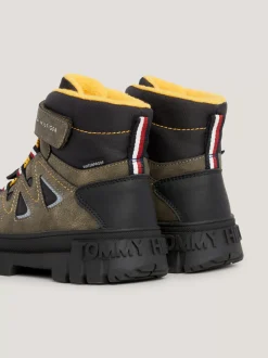 Obuwie I Akcesoria*Tommy Hilfiger Wodoszczelne Buty Na Podeszwie Z Protektorem BLACK/MUD