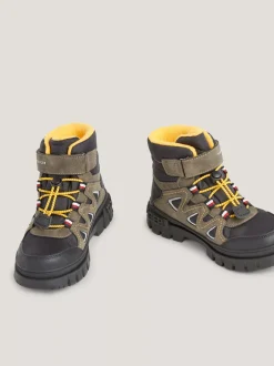 Obuwie I Akcesoria*Tommy Hilfiger Wodoszczelne Buty Na Podeszwie Z Protektorem BLACK/MUD