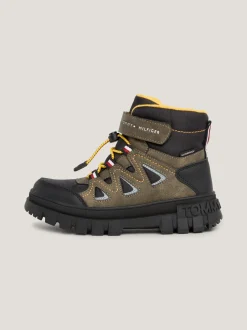 Obuwie I Akcesoria*Tommy Hilfiger Wodoszczelne Buty Na Podeszwie Z Protektorem BLACK/MUD