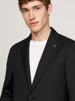 Garnitury I Kostiumy*Tommy Hilfiger Wąski Dwuczęściowy Garnitur BLACK