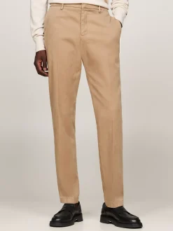 Garnitury I Kostiumy*Tommy Hilfiger Wąski Dwuczęściowy Garnitur Z Efektem Sprania BEIGE