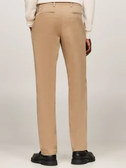 Garnitury I Kostiumy*Tommy Hilfiger Wąski Dwuczęściowy Garnitur Z Efektem Sprania BEIGE