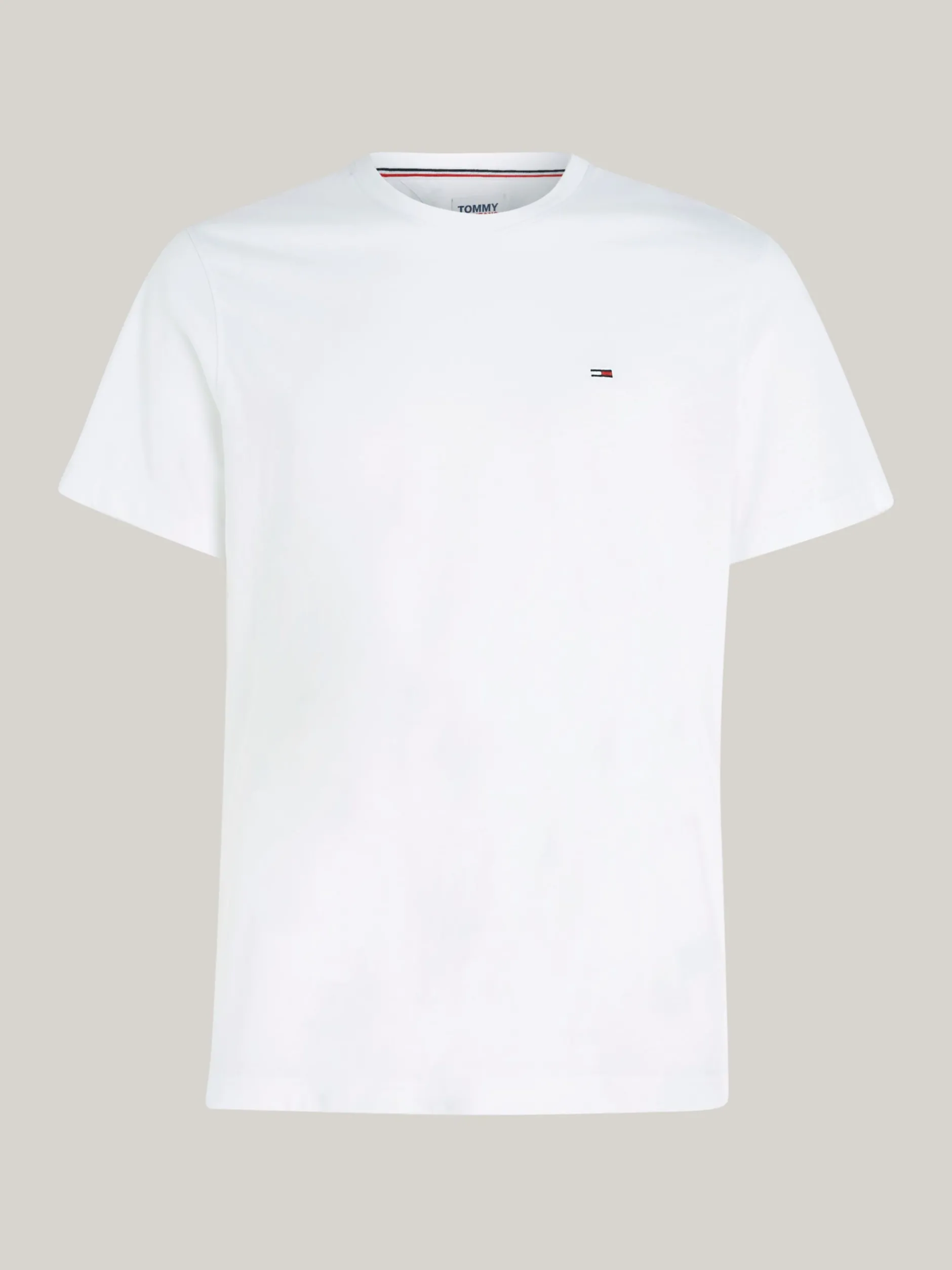 T-Shirty*Tommy Hilfiger Wąski T-shirt CLASSIC WHITE