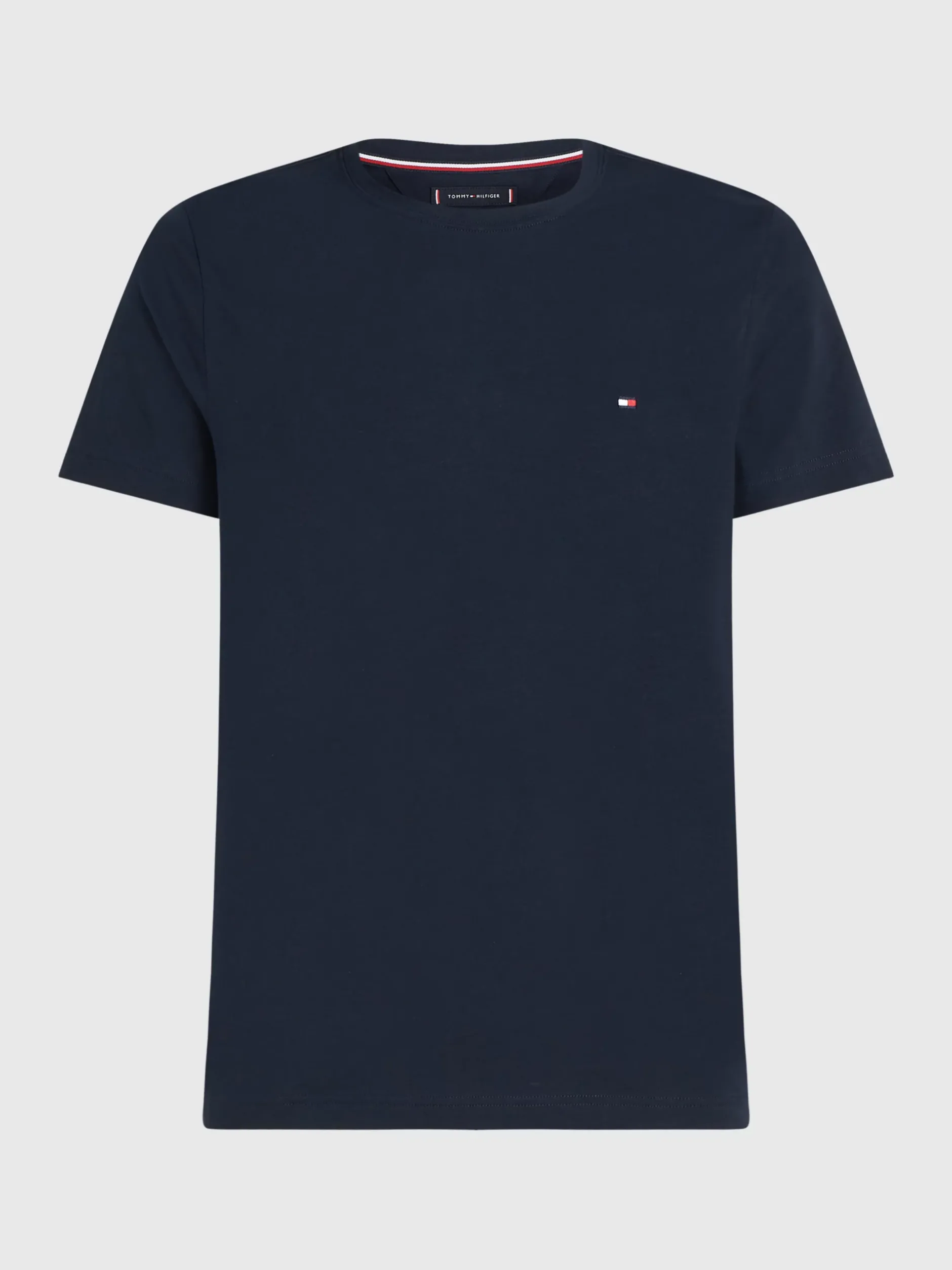 T-Shirty*Tommy Hilfiger Wąski T-shirt TH Flex DESERT SKY
