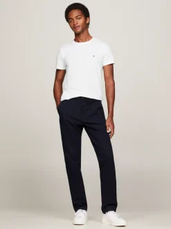 T-Shirty*Tommy Hilfiger Wąski T-shirt TH Flex WHITE