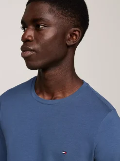 T-Shirty*Tommy Hilfiger Wąski T-shirt Z Długim Rękawem AEGEAN SEA