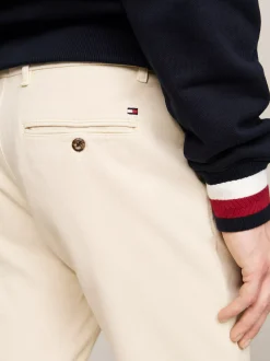 Spodnie*Tommy Hilfiger Wąskie Bawełniane Chinosy Bleecker CLASSIC BEIGE