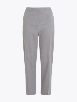 Spodnie*Tommy Hilfiger Wąskie Chinosy Flanelowe Z Prostymi Nogawkami MEDIUM GREY HEATHER