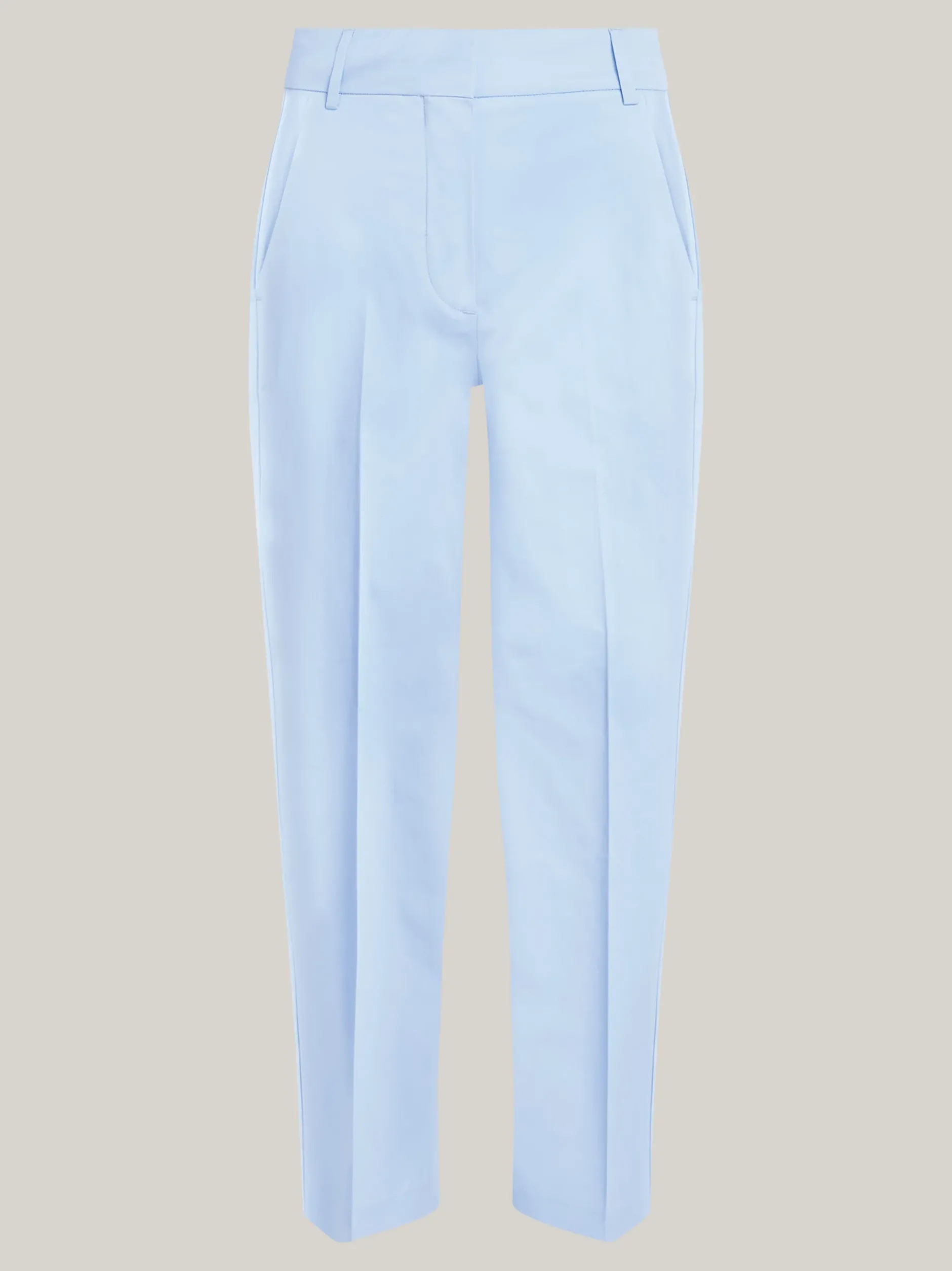 Spodnie*Tommy Hilfiger Wąskie Chinosy Z Prostymi Nogawkami VESSEL BLUE