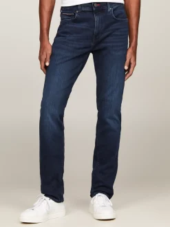 Jeansy*Tommy Hilfiger Wąskie Jeansy Bleecker Z Efektem Wyblaknięcia IOWA BLUEBLACK