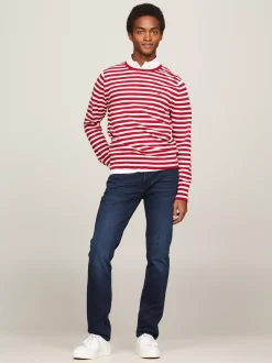 Jeansy*Tommy Hilfiger Wąskie Jeansy Bleecker Z Efektem Wyblaknięcia IOWA BLUEBLACK