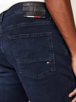 Jeansy*Tommy Hilfiger Wąskie Jeansy Bleecker Z Efektem Wyblaknięcia IOWA BLUEBLACK