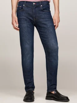 Jeansy*Tommy Hilfiger Wąskie Jeansy Bleecker Z Efektem Wyblaknięcia BENTON BLUE