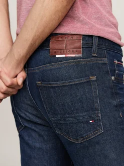 Jeansy*Tommy Hilfiger Wąskie Jeansy Bleecker Z Efektem Wyblaknięcia BENTON BLUE