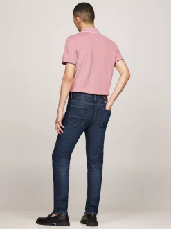 Jeansy*Tommy Hilfiger Wąskie Jeansy Bleecker Z Efektem Wyblaknięcia BENTON BLUE