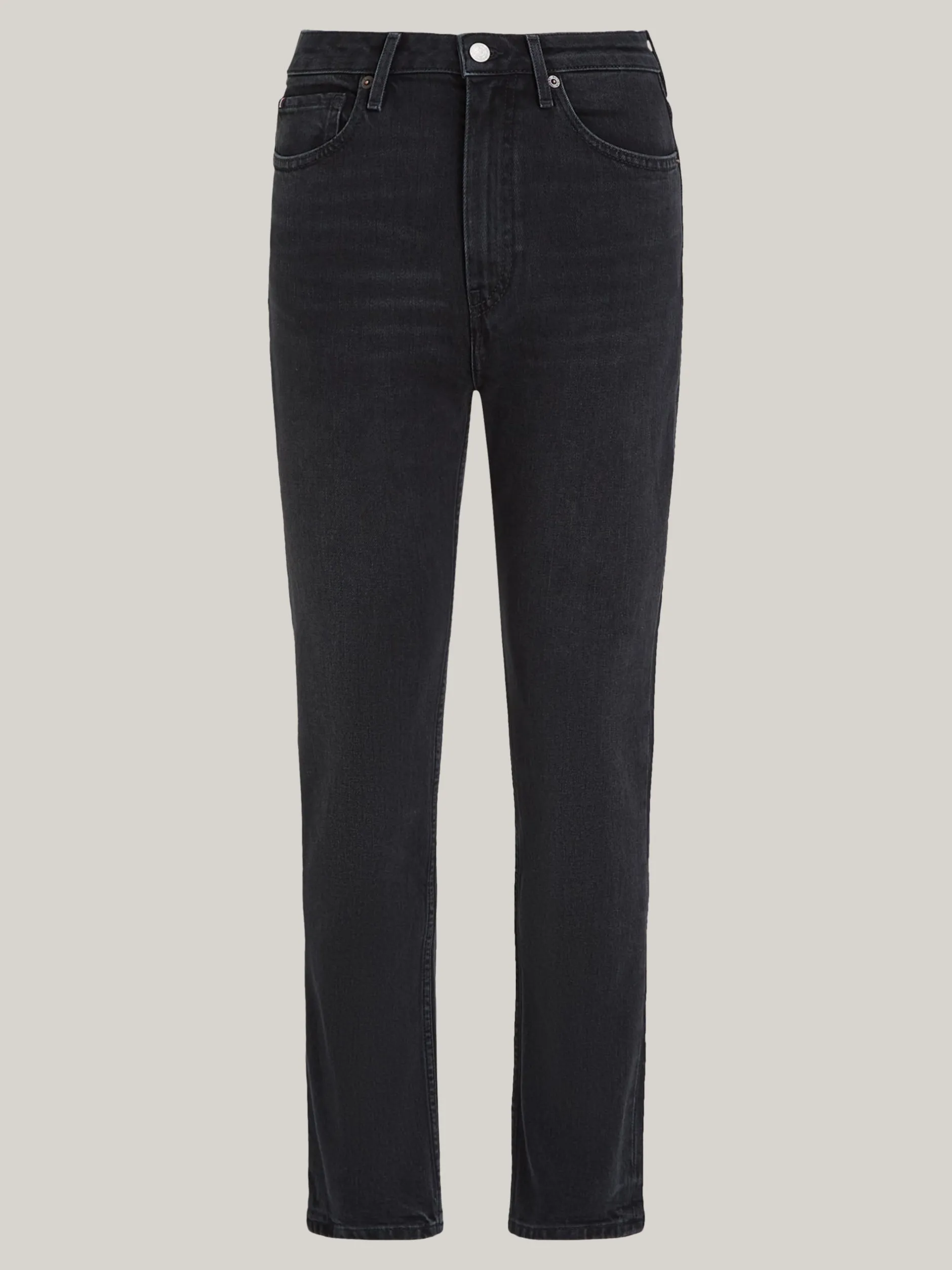 Jeansy*Tommy Hilfiger Wąskie Jeansy Do Kostki Z Wysokim Stanem IRI