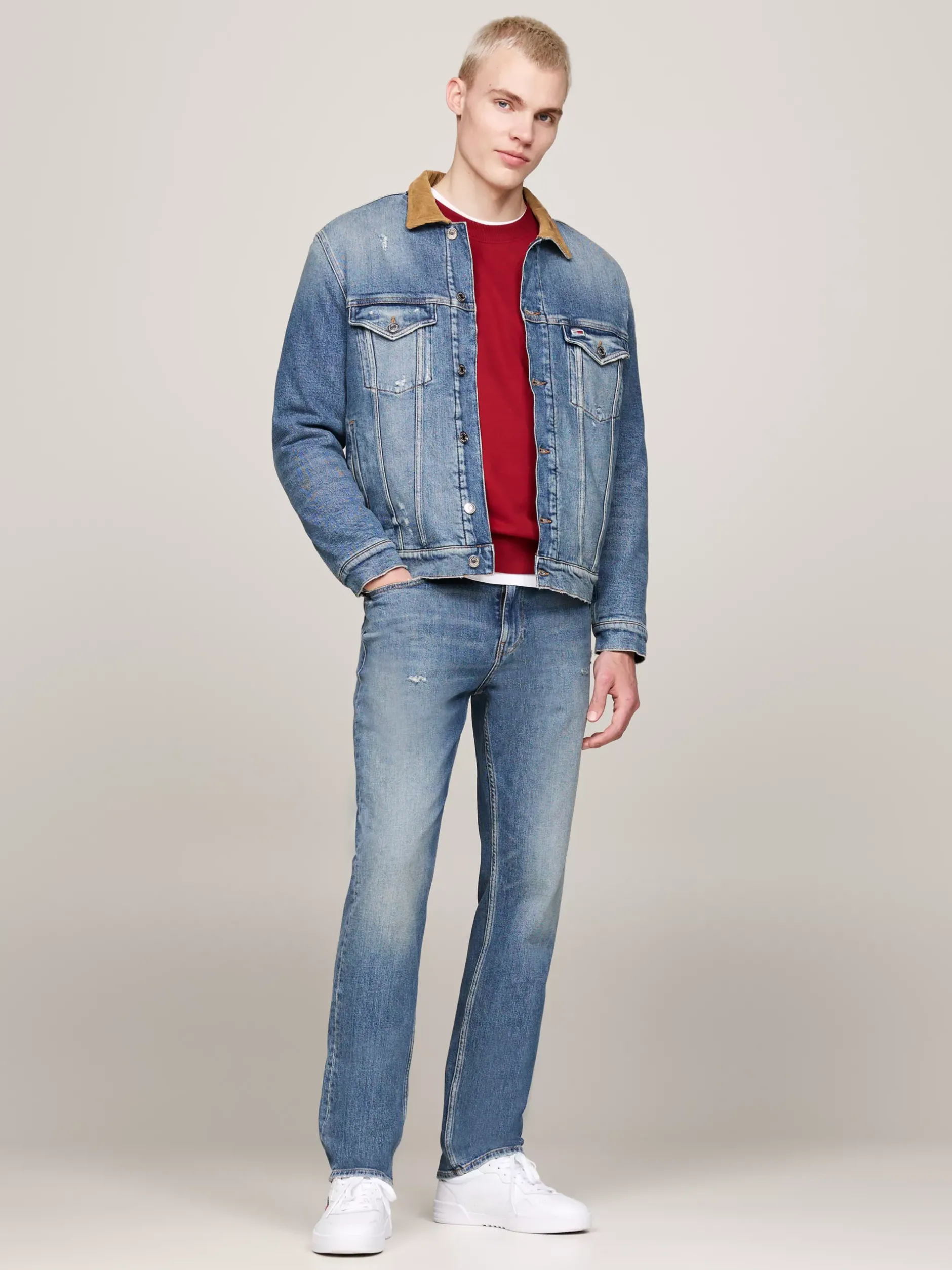 Jeansy*Tommy Hilfiger Wąskie Jeansy Ryan Z Prostymi Nogawkami DENIM MEDIUM