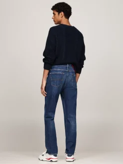 Jeansy*Tommy Hilfiger Wąskie Jeansy Ryan Z Wyhaftowanym Logo DENIM DARK