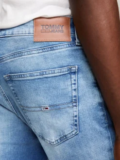 Jeansy*Tommy Hilfiger Wąskie Jeansy Scanton Z Efektem Wyblaknięcia WILSON LIGHT BLUE STRETCH