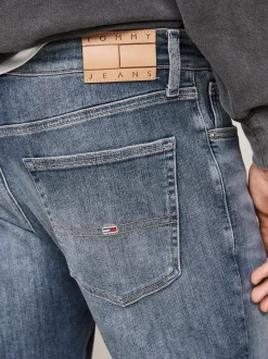 Jeansy*Tommy Hilfiger Wąskie Jeansy Scanton Z Efektem Wyblaknięcia DENIM DARK