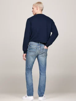Jeansy*Tommy Hilfiger Wąskie Jeansy Scanton Z Efektem Znoszenia DENIM MEDIUM