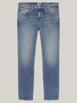 Jeansy*Tommy Hilfiger Wąskie Jeansy Scanton Z Efektem Znoszenia DENIM MEDIUM