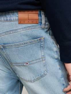 Jeansy*Tommy Hilfiger Wąskie Jeansy Scanton Z Przetarciami DENIM LIGHT