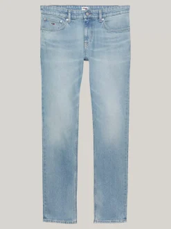 Jeansy*Tommy Hilfiger Wąskie Jeansy Scanton Z Przetarciami DENIM LIGHT