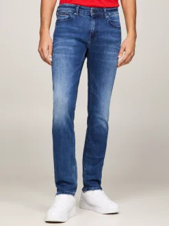 Jeansy*Tommy Hilfiger Wąskie Jeansy Scanton Ze Stretchem DYNAMIC JACOB MID BLUE STRETCH
