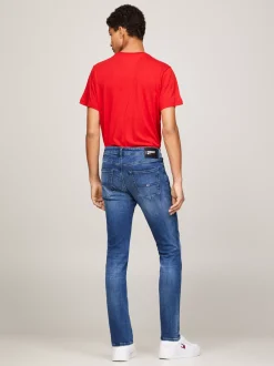 Jeansy*Tommy Hilfiger Wąskie Jeansy Scanton Ze Stretchem DYNAMIC JACOB MID BLUE STRETCH