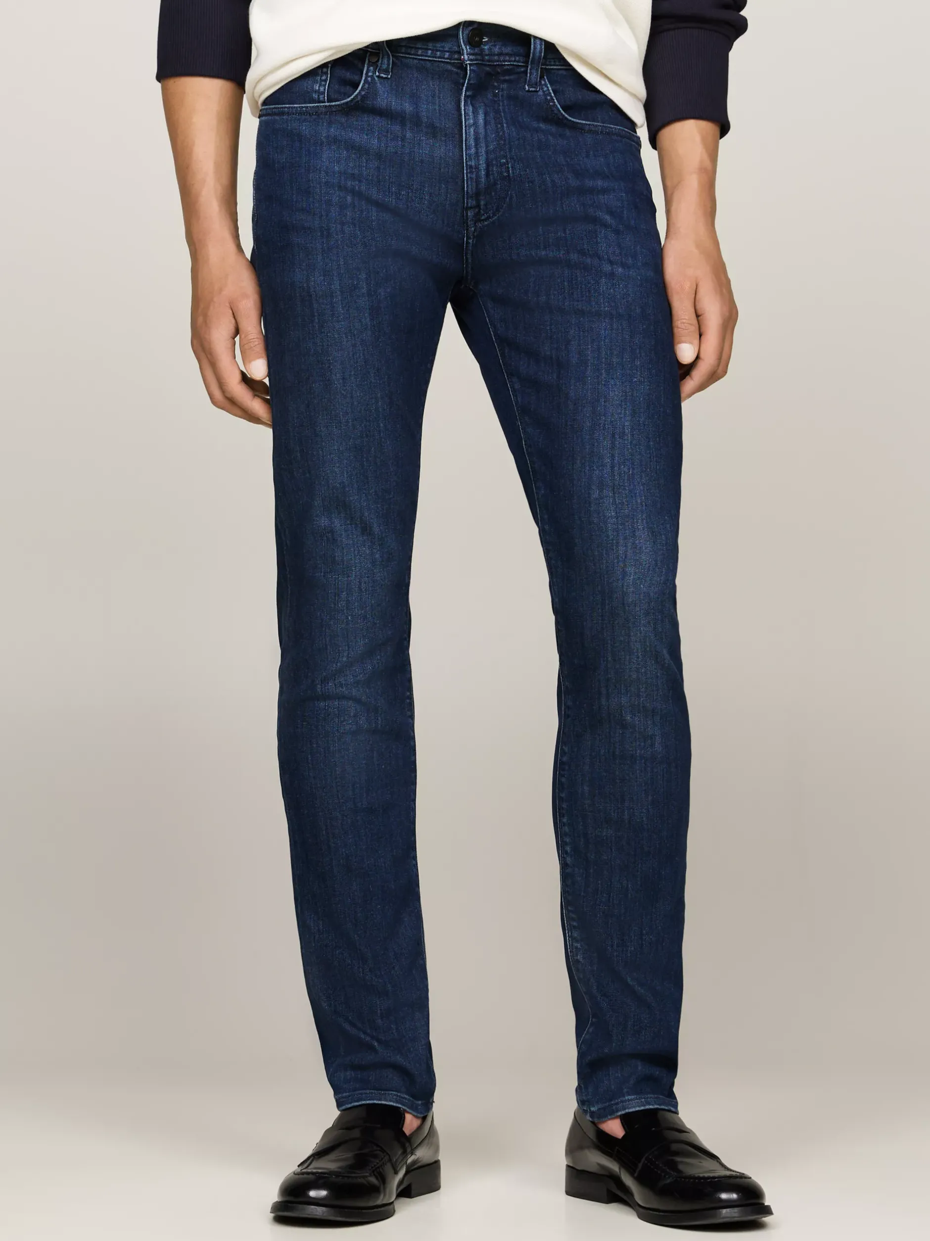 Jeansy*Tommy Hilfiger Wąskie Jeansy TH Flex Bleecker GLADES INDIGO