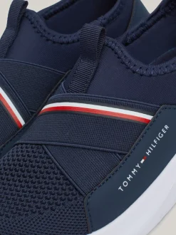 Obuwie I Akcesoria|Obuwie I Akcesoria*Tommy Hilfiger Wsuwane Buty Sportowe Z Siateczki BLUE