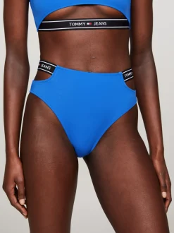 Stroje Kąpielowe*Tommy Hilfiger Zabudowany Dół Od Bikini Z Wycięciami PERSIAN BLUE
