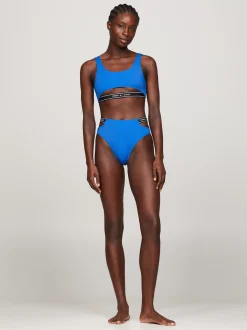 Stroje Kąpielowe*Tommy Hilfiger Zabudowany Dół Od Bikini Z Wycięciami PERSIAN BLUE