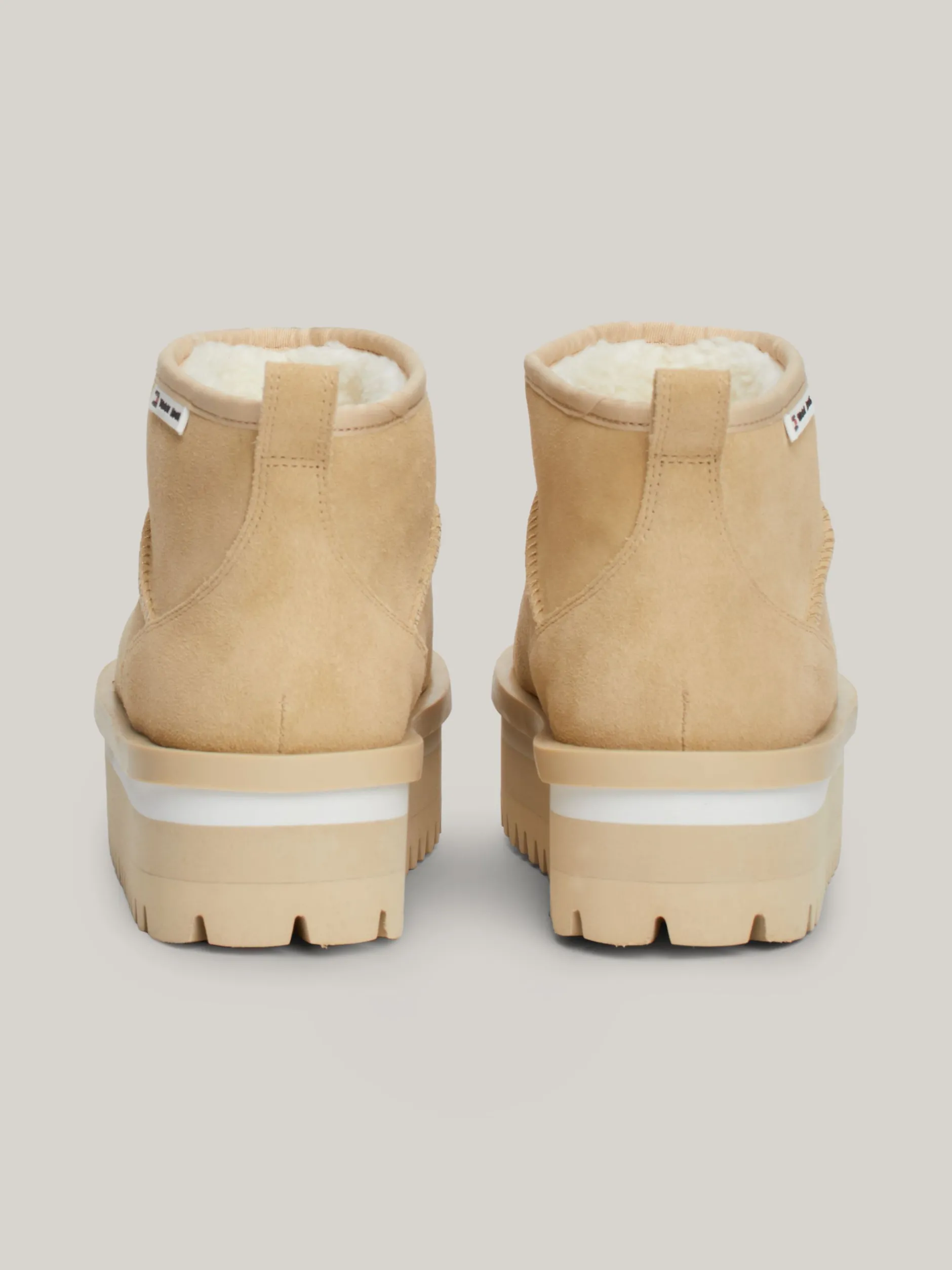 Botki Do Kostki|Botki*Tommy Hilfiger Zamszowe Botki Na Platformie GENTLE GOLD