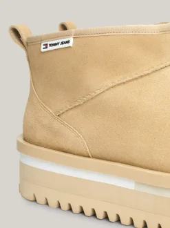 Botki Do Kostki|Botki*Tommy Hilfiger Zamszowe Botki Na Platformie GENTLE GOLD