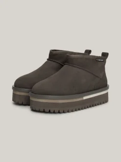 Botki Do Kostki|Botki*Tommy Hilfiger Zamszowe Botki Na Platformie ORBITER