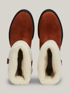 Botki Do Kostki|Botki*Tommy Hilfiger Zamszowe Botki Na Podeszwie Z Protektorem COGNAC BROWN