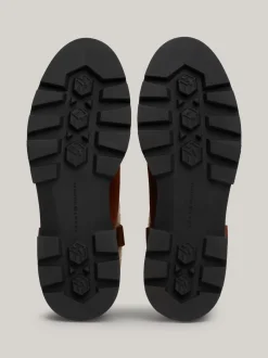 Botki Do Kostki|Botki*Tommy Hilfiger Zamszowe Botki Na Podeszwie Z Protektorem COGNAC BROWN