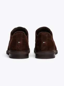 Buty Wizytowe*Tommy Hilfiger Zamszowe Buty Derby COCOA
