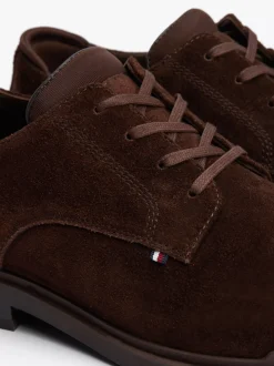 Buty Wizytowe*Tommy Hilfiger Zamszowe Buty Derby COCOA