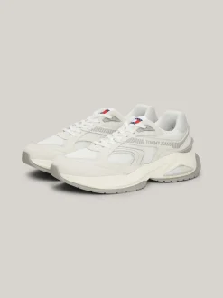 Sneakersy*Tommy Hilfiger Zamszowe Buty Do Biegania STRATUS GREY