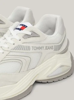 Sneakersy*Tommy Hilfiger Zamszowe Buty Do Biegania STRATUS GREY