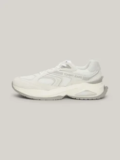 Sneakersy*Tommy Hilfiger Zamszowe Buty Do Biegania STRATUS GREY